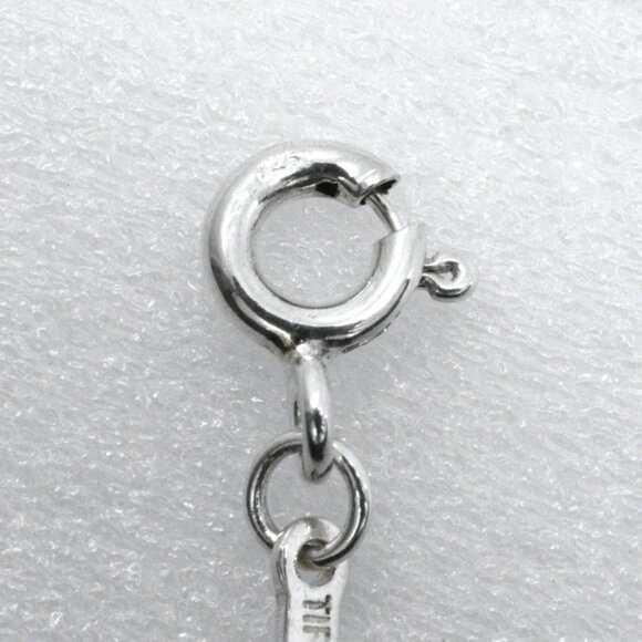 TIFFANY&Co. Open heart Necklace Elsa Peretti Silver925 heart 4.6g Women - Picture 9 of 10